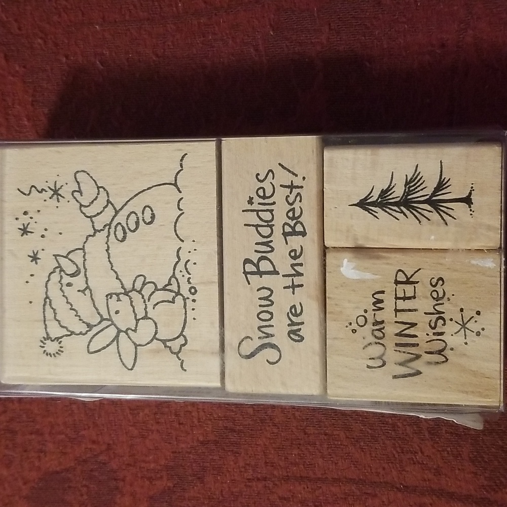 Stampendous Snow Buddies Stamp set